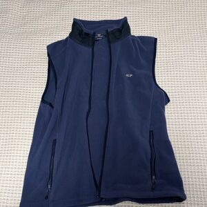 Vineyard Vines Navy and Black Sleeveless Fleece Vest